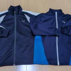 Puma ジップアップジャケット ネイビー/青 130