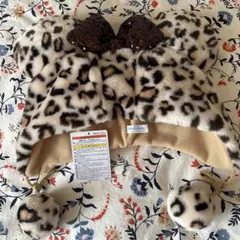 美品 ディズニー ランド ファンキャップ ミニー ヒョウ柄 豹柄 レオパード