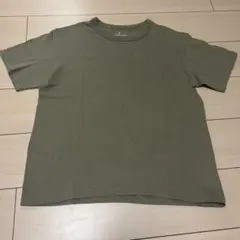 【GU】 Mサイズ　無地　半袖Tシャツ　カーキ