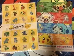 ポケモン　クリアファイル2枚　メッソン　ヒバニー　サルノリ
