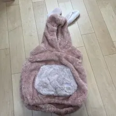 ANIMAL MOCO ウサギ耳フリースポンチョ