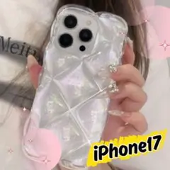 iPhone 17 新品　ラメ キラキラ クリア iPhoneケース