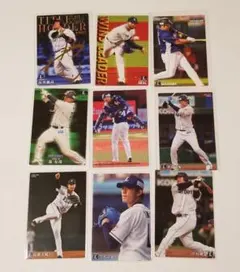 カードプロ野球チップス2020年埼玉西武ライオンズカード９枚セットです。