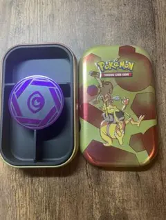 ※仕切り付き【ミニ缶】海外限定ダメカンケース【フーディン＆エビワラー】ポケモン