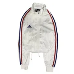 00s adidas トラックジャケット 白 archive y2k tech