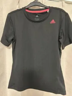 adidas スポーツウェア　黒　ピンク