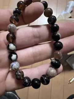 天然石ビーズ ブレスレット パワーストーンブレスレット 天然石 メノウ