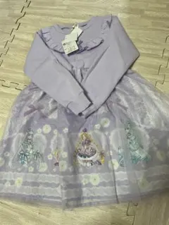 しまむら わんだふるプリキュア ワンピース 長袖 120cm 新品未使用