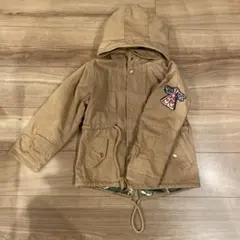 フード付きジャケット　ベージュ