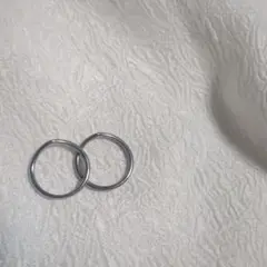 シルバーリング 2個セット 約23mm
