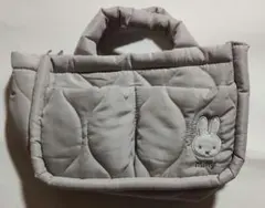 miffy ふかふかキルティング 収納トートバッグ　ミッフィー