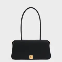 CHARLES&KEITH アビス イーロンゲイティドハンドルトラペーズバッグ