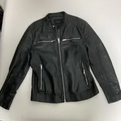 ZARA ブラック ライダースジャケット