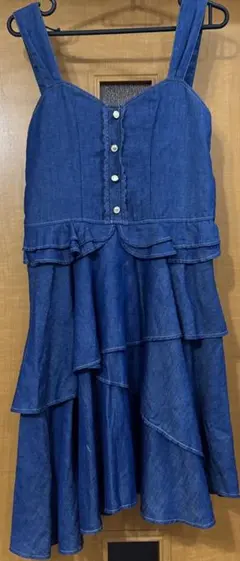 ☆お値下げ中☆希少☆ axes femme ポエティック　デニムキャミワンピース