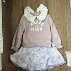 MEZZO PIANO ユニコーン トレーナー スカート