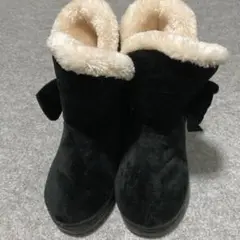 お値下げ 新品 ボア 22cmショート丈ブーツ 冬 暖かい