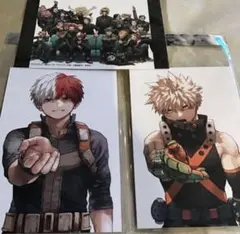 ヒロアカ　42巻　特典　最終巻　ポストカード　イラストカード　3枚セット