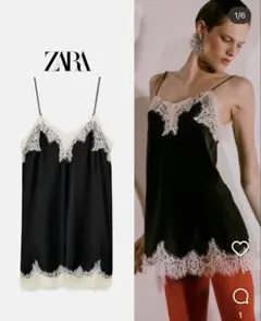【ZARA】新品未使用！！キャミワンピース