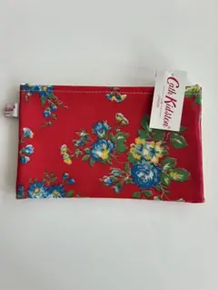 ★新品★Cath Kidston ポーチ 赤 花柄 初期モデル キャスキッドソン