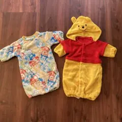 ディズニー　ロンパース 50-60cm 2点　まとめ売り