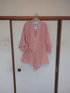 花柄ピンク甚平