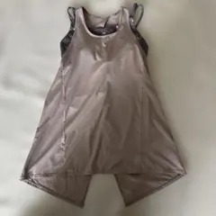 【SUKALA】フラワープリントブラトップ/カバータンクトップM/ピンクブラウン