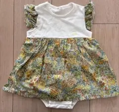 ships 花柄ロンパース 80サイズ