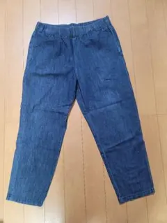 GUシェフパンツLサイズダークブルーデニム中古美品