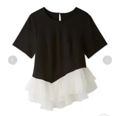 FRAY I.D シアーぺプラムカットトップス BLKのサムネイル