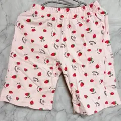【美品】キッズ ショートパンツ 2点セット（120サイズ）花柄・いちご柄