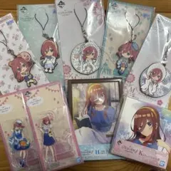 五等分の花嫁　一番くじ　中野三玖　9点セット