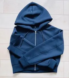 GU パフスウェットフルジップパーカー M