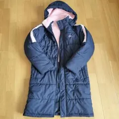 TIGORA ネイビー フリース内側付きコート