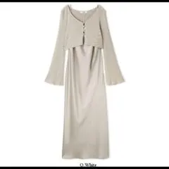 ニットカーデ&キャミワンピースSET snidel スナイデル