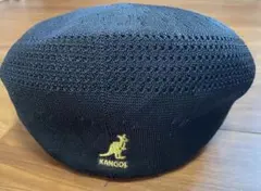 【美品】トロピック　KANGOL 黒✖︎ゴールド　ハンチング　ベレー　 Mサイズ