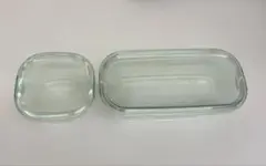 【iwaki】ガラス製食品保存容器2個セット