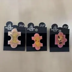 ディズニー キャラクターピンバッジ 3個セット