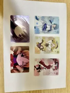 【魔法少女まどか☆マギカ】ほむら/さやか/マミ/杏子 ウエハースカード5枚セット