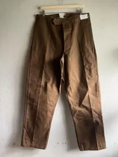 50s ユーロ古着　SNCF イギリス国鉄　レイルウェイ　パンツ　ビンテージ　茶 2025年最新】sncf パンツの人気アイテム - メルカリ