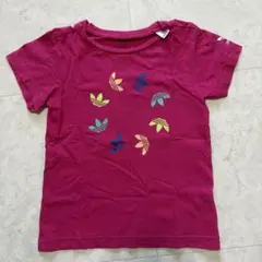 女の子 100 アディダスオリジナルス ピンク Tシャツのサムネイル