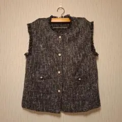 ツイード ベスト