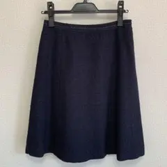 【新品、未使用】クミキョク　ラメ入りツィードスカート　日本製