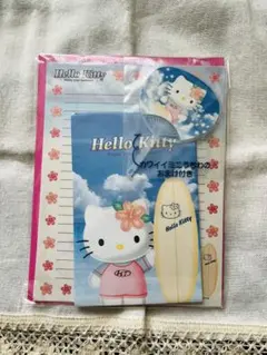 ハローキティ レターセット ミニうちわ付 2000年 平成レトロ サンリオ