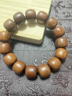 インドネシア産 金星紫檀念珠ブレスレット 文玩 数珠アクセサリー