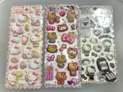 もちもちマシュマロ 平成はっぴーフォン3枚セット　サンリオ ⭐︎日焼けキティ