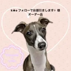 k★e フォローでお値引きします☺︎様オーダー品