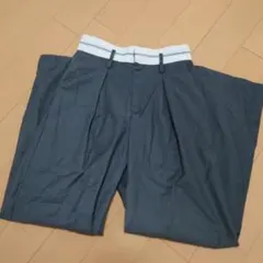 プリーツ スラックス