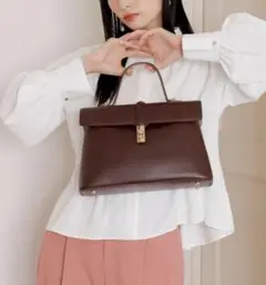 VIS　ひねり金具ワンハンドルバッグ