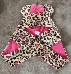 ミニーマウス ヒョウ柄フード