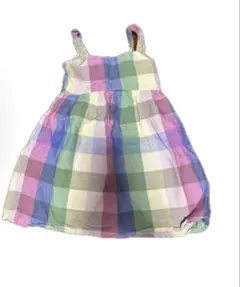 GAP KIDSノースリーブ チェック柄ワンピース 100cm